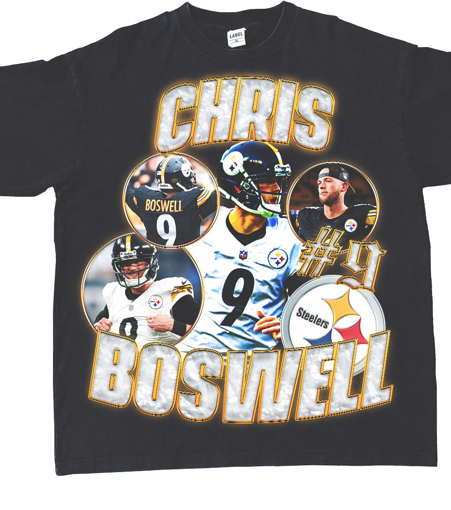 CHRIS BOSWELL STEELERS GRAPHIC TEE