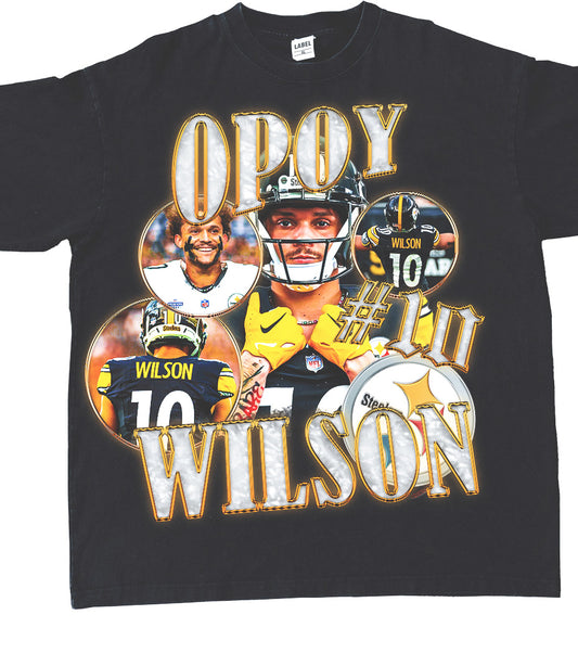 ROMAN "OPOY" WILSON STEELERS GRAPHIC TEE