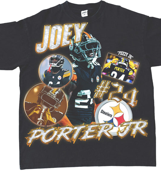 JOEY PORTER JR STEELERS GRAPHIC TEE